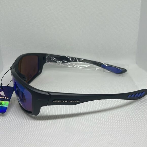 Arctic Blue Mirrored Sunglasses - Picture 2 of 3